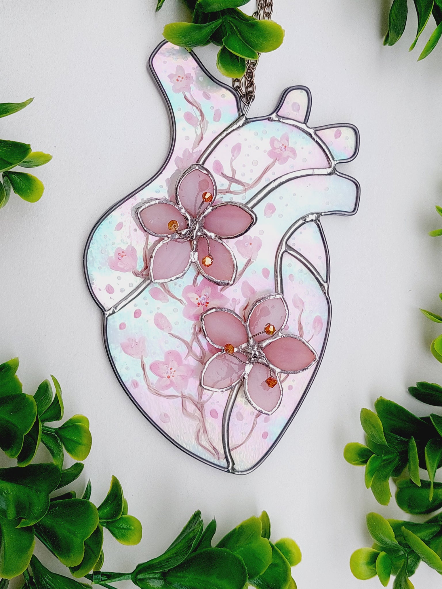 Cherry blossom heart